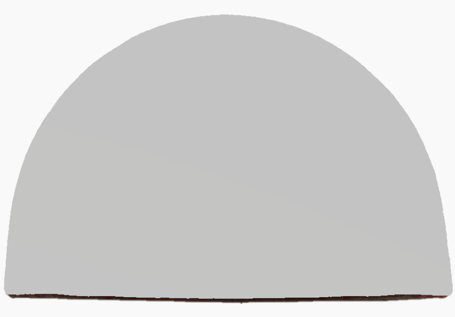 Полусфера бетонная нЕОКРАШЕННАЯ 400*250