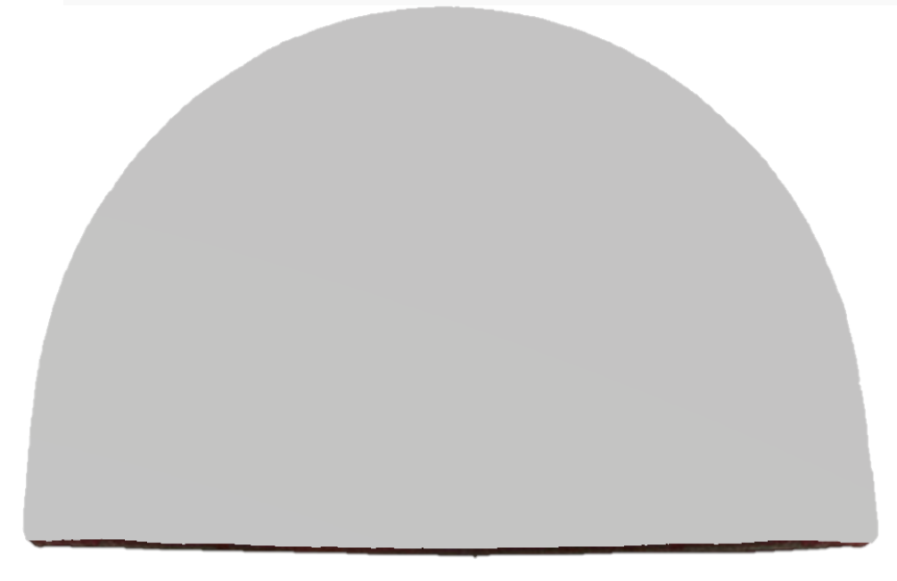 Полусфера бетонная неокрашенная 500*300